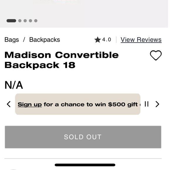 Coach Madison Convertible Backpack 18 in Black Leather - Picture 11 of 13